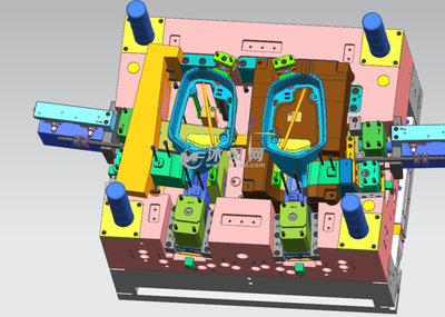 汽車后視鏡模具三維圖 設計要點與應用優(yōu)勢